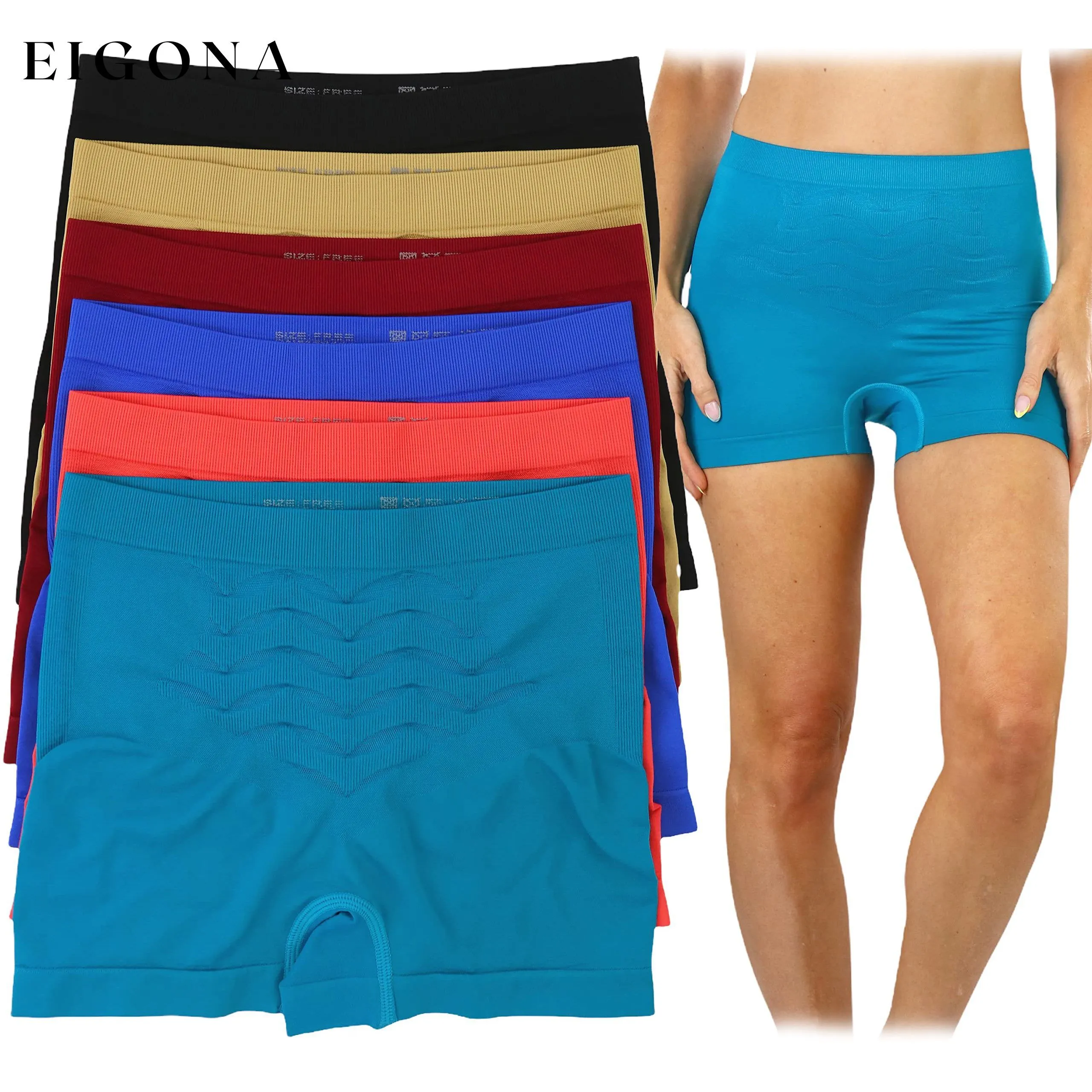 6-Pack: Women's Stretch Boyshort Panties