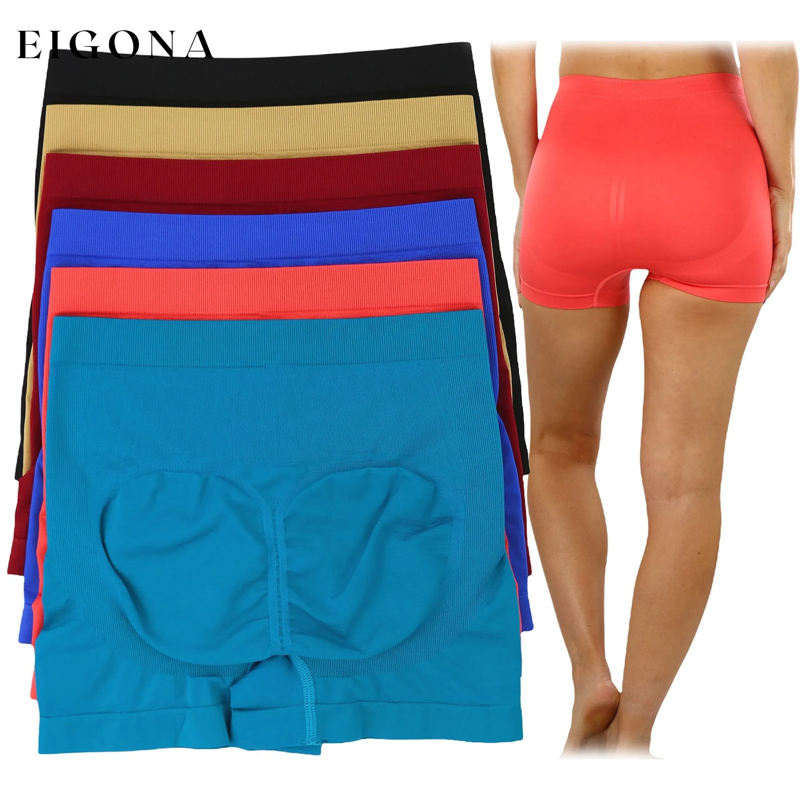 6-Pack: Women's Stretch Boyshort Panties