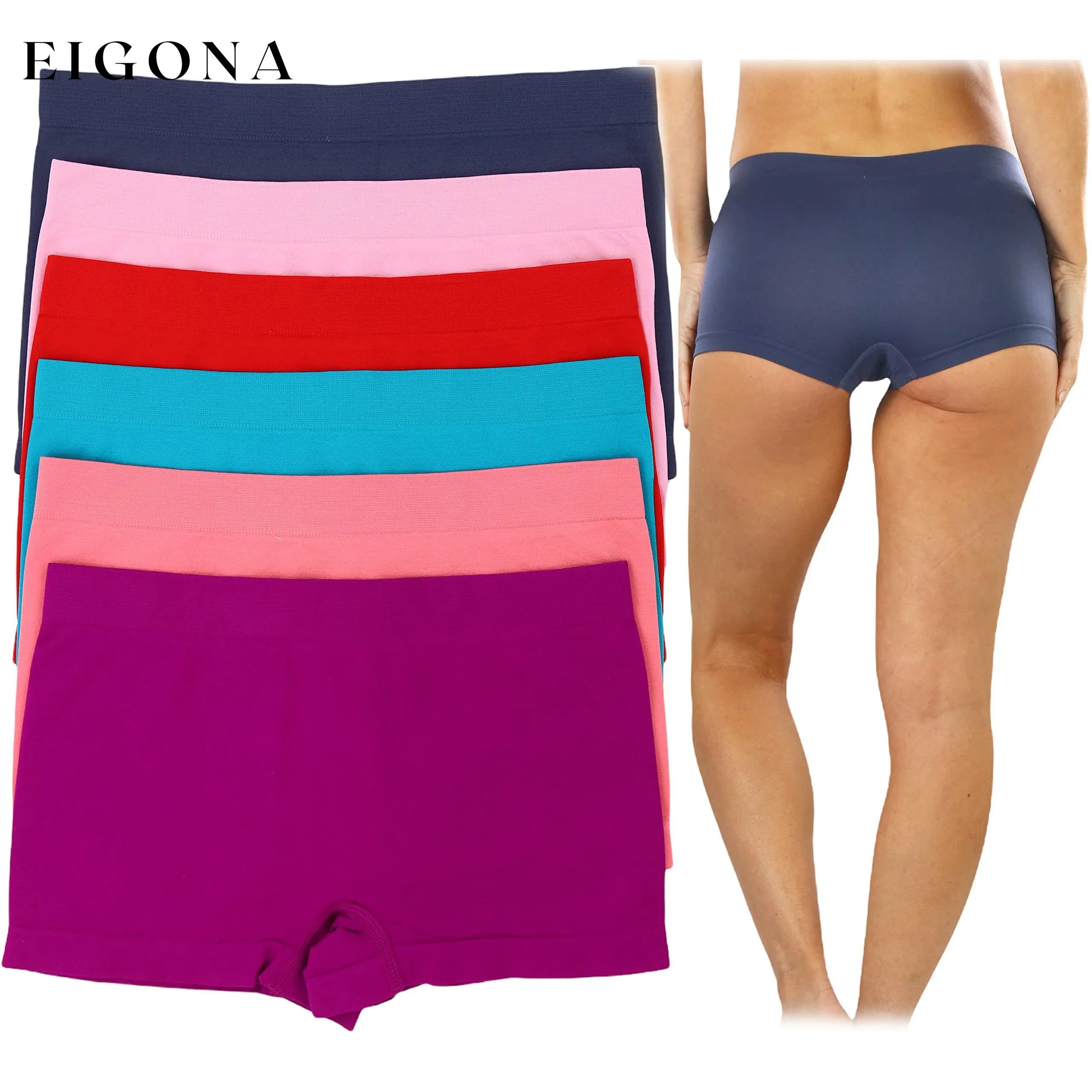 6-Pack: Women's Stretch Boyshort Panties