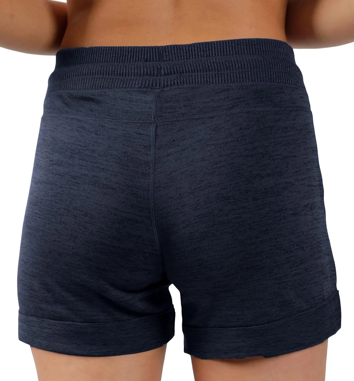 90 Degree By Reflex Womens Soft Sweat Shorts High Waisted Drawstring Lounge Shorts with Pockets