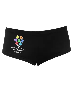Balance Your Goals Women's Dark Boyshorts