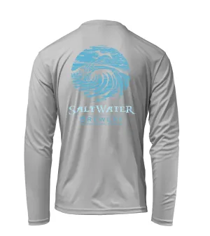 Blue Logo - UV Long Sleeve