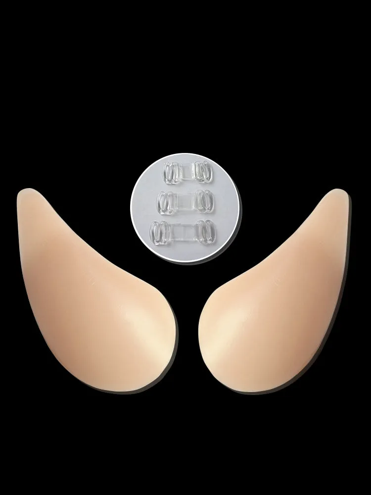 Deep V Wedding Dress Push Up Silicone Breast Invisible Stickers