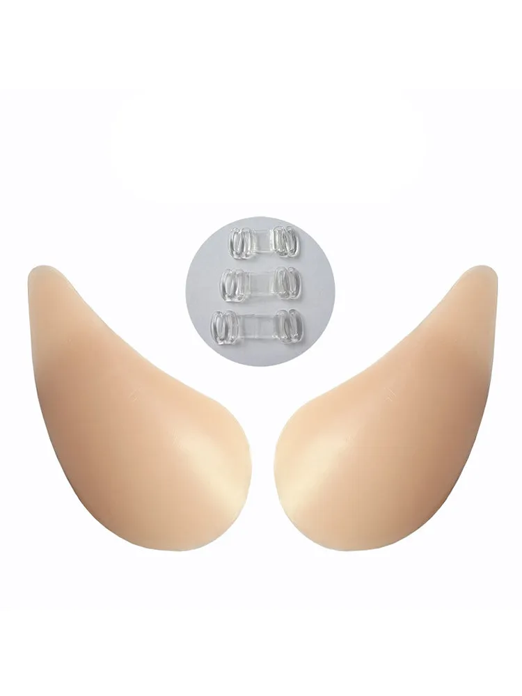 Deep V Wedding Dress Push Up Silicone Breast Invisible Stickers