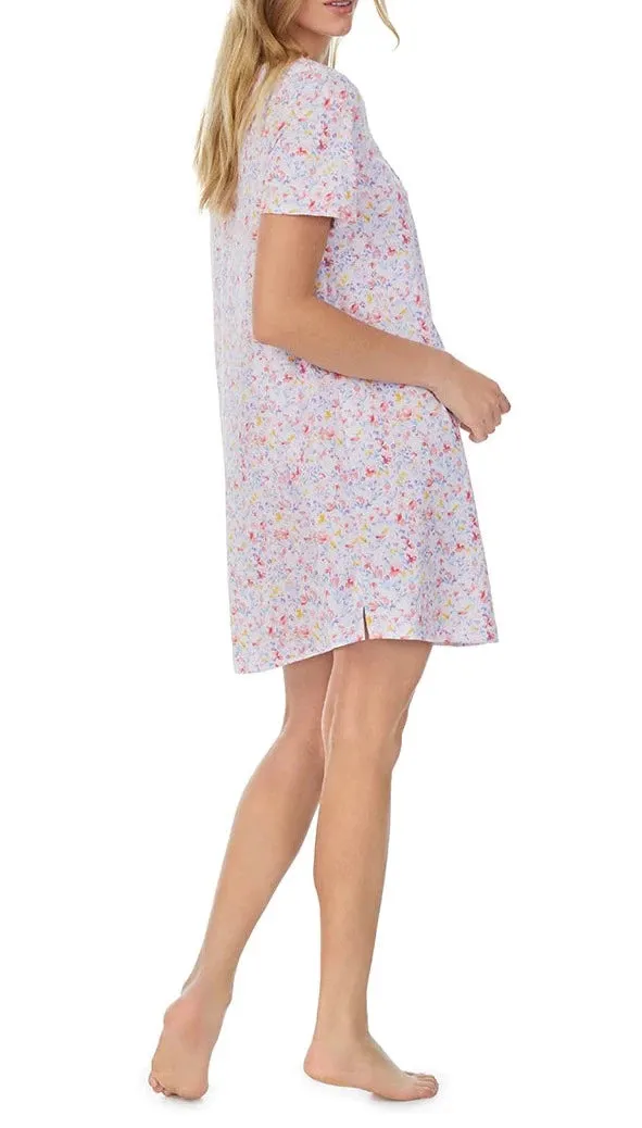 Garden Floral Short Nightgown