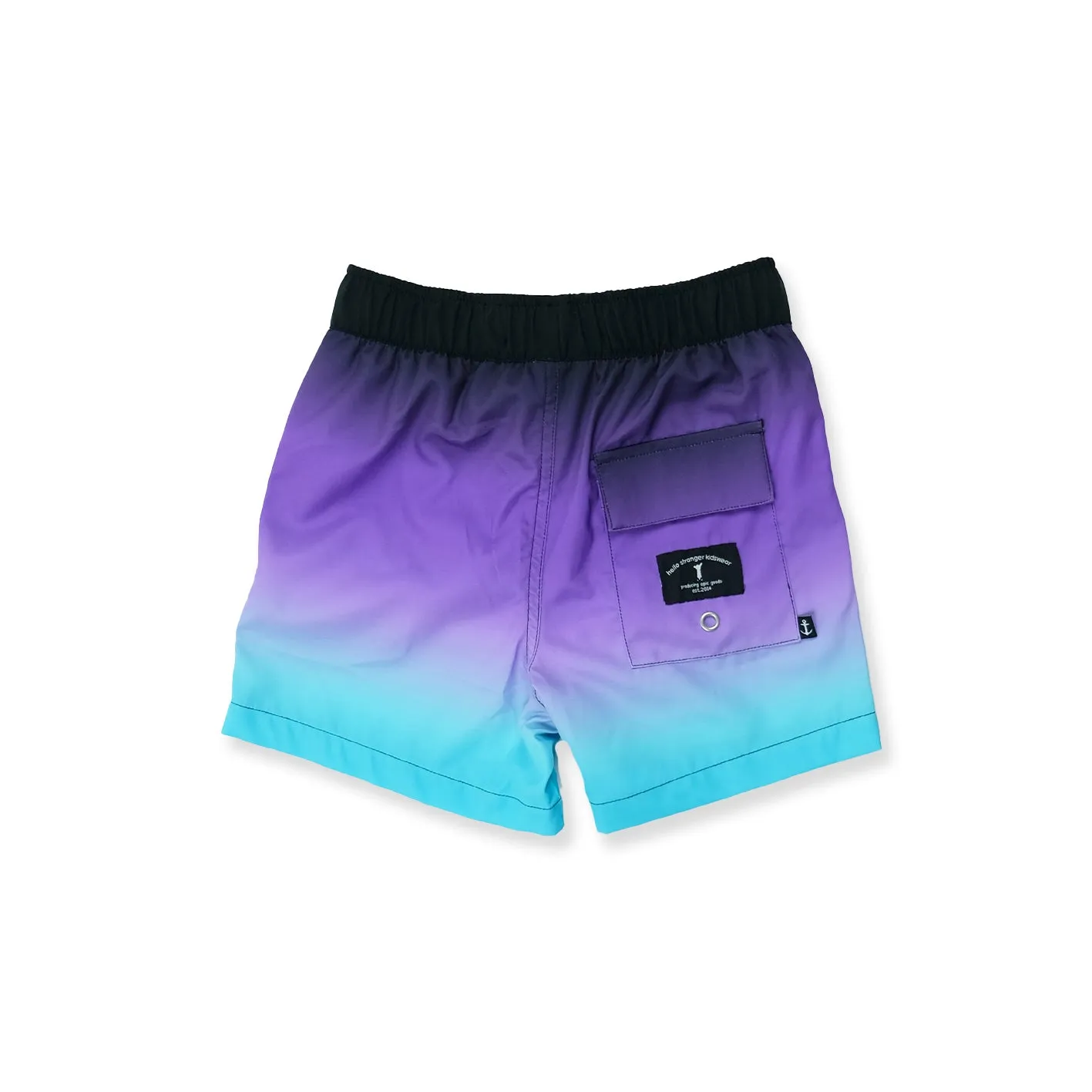 Hello Stranger Fade Board Shorts - Purple Fade
