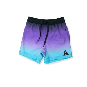 Hello Stranger Fade Board Shorts - Purple Fade