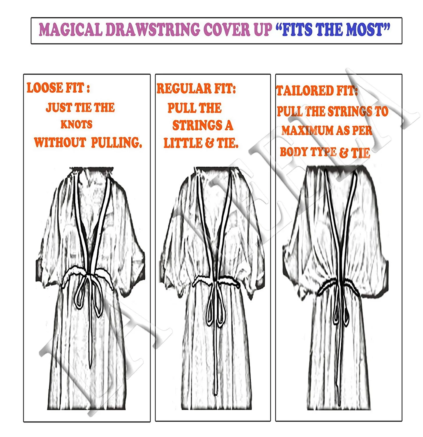 LA LEELA Swimwear Swimsuit Beach Bikini Cover up Womens Summer Dress Tie Dye