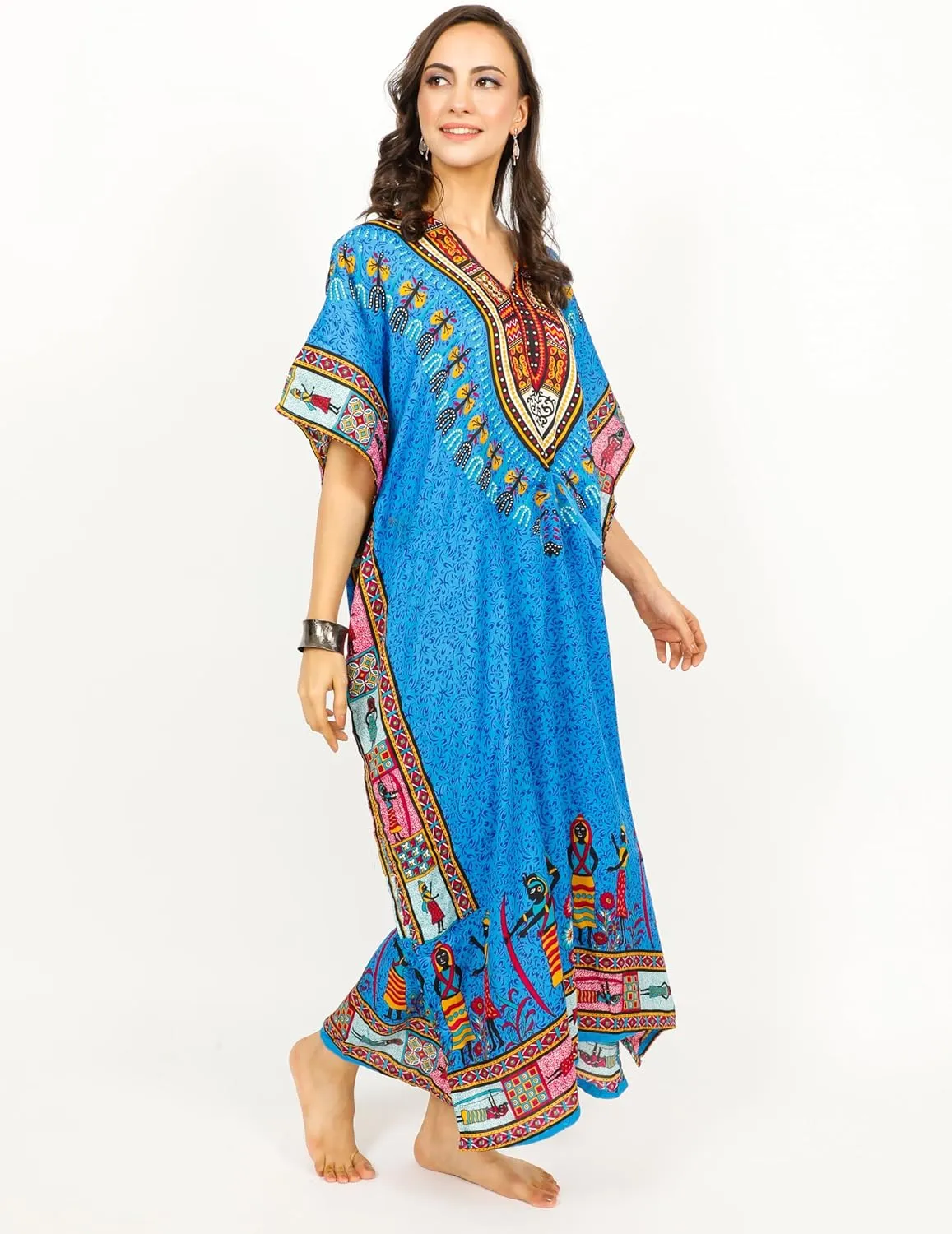 Ladies Kaftans Tunic Kimono Maxi Women Dashiki African Caftan Plus Size Lounge Girls Kimono for Any Occasion