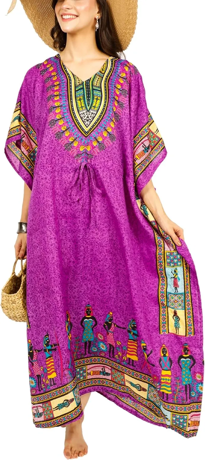 Ladies Kaftans Tunic Kimono Maxi Women Dashiki African Caftan Plus Size Lounge Girls Kimono for Any Occasion