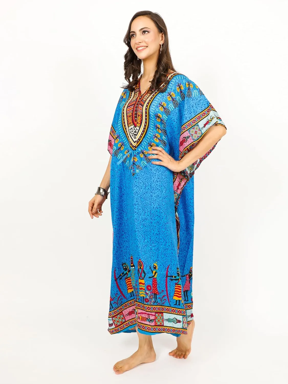Ladies Kaftans Tunic Kimono Maxi Women Dashiki African Caftan Plus Size Lounge Girls Kimono for Any Occasion