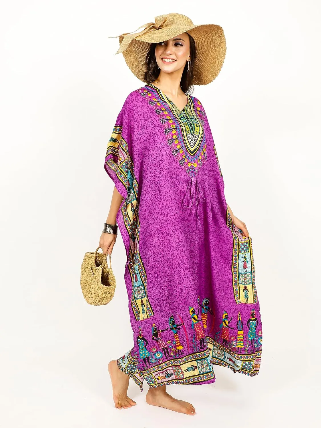 Ladies Kaftans Tunic Kimono Maxi Women Dashiki African Caftan Plus Size Lounge Girls Kimono for Any Occasion