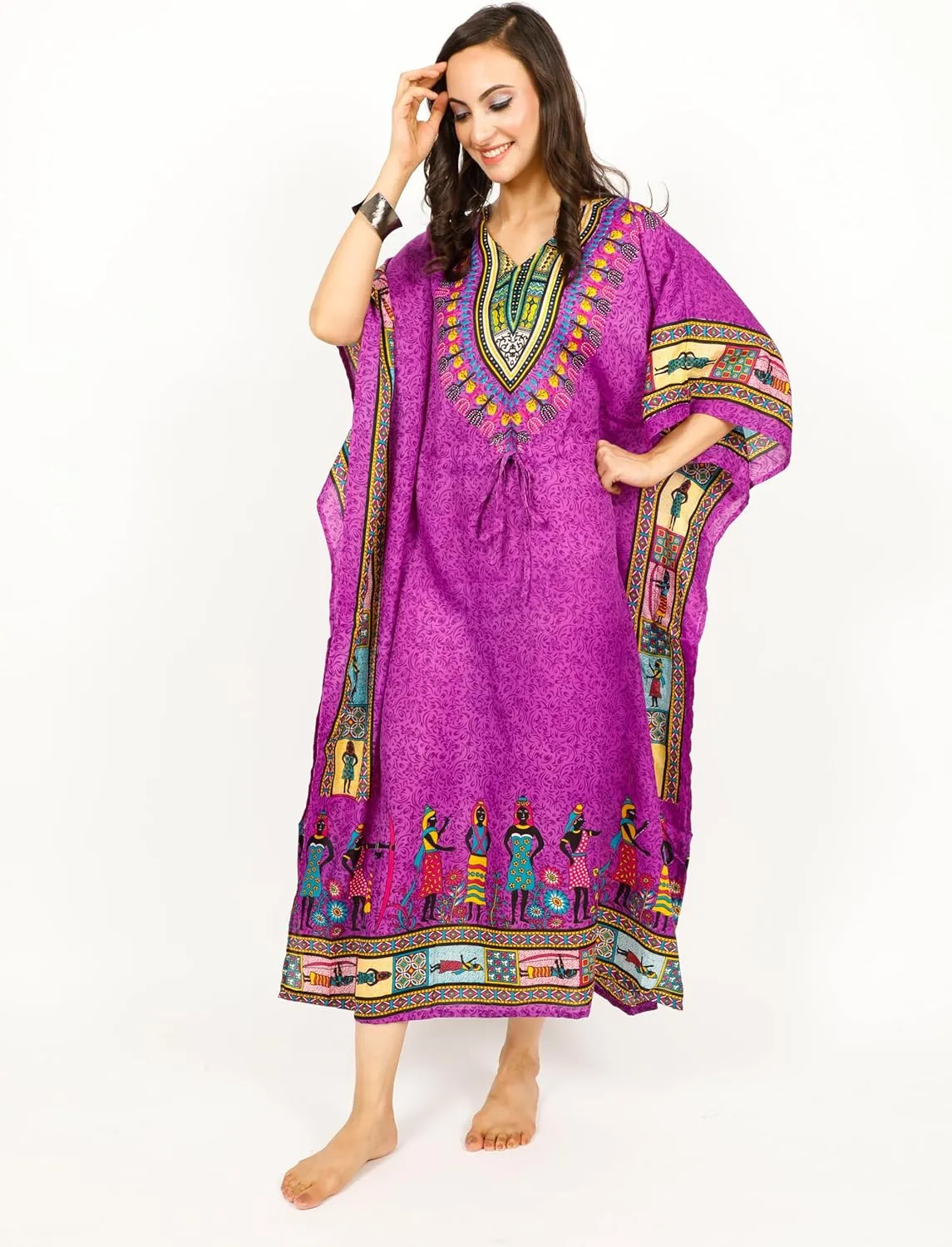 Ladies Kaftans Tunic Kimono Maxi Women Dashiki African Caftan Plus Size Lounge Girls Kimono for Any Occasion