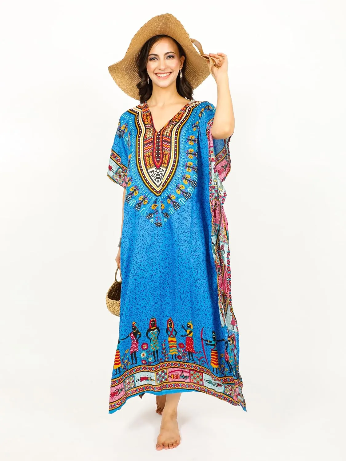 Ladies Kaftans Tunic Kimono Maxi Women Dashiki African Caftan Plus Size Lounge Girls Kimono for Any Occasion