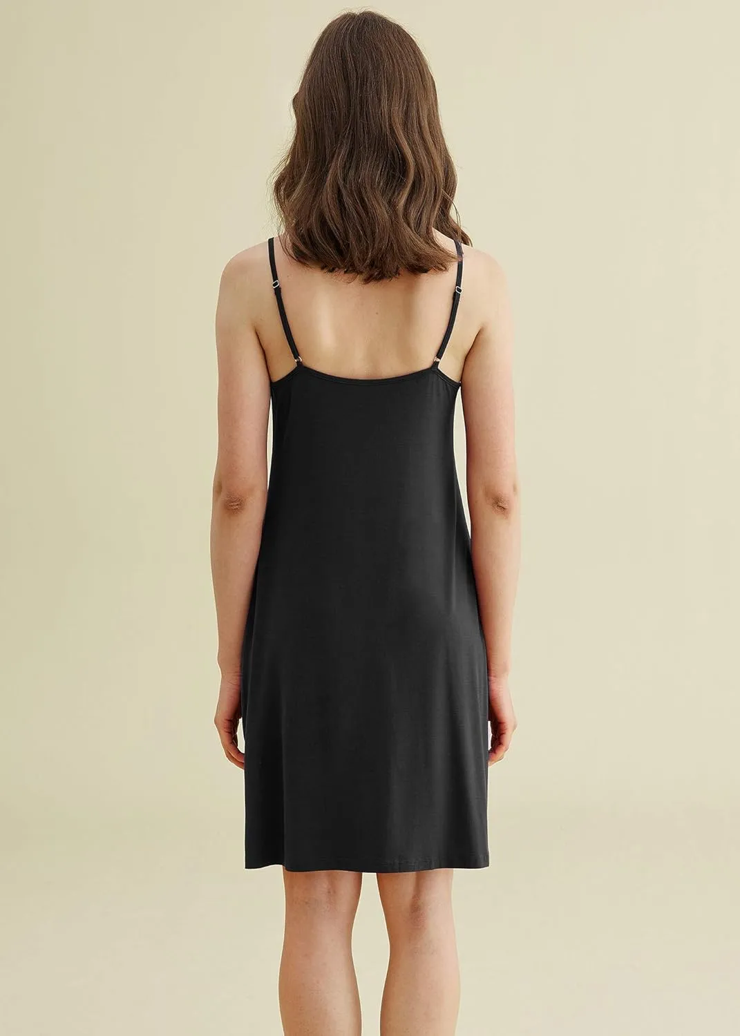 Latuza Women's Viscose Slip Sleep Dress Sleeveless Nightgown