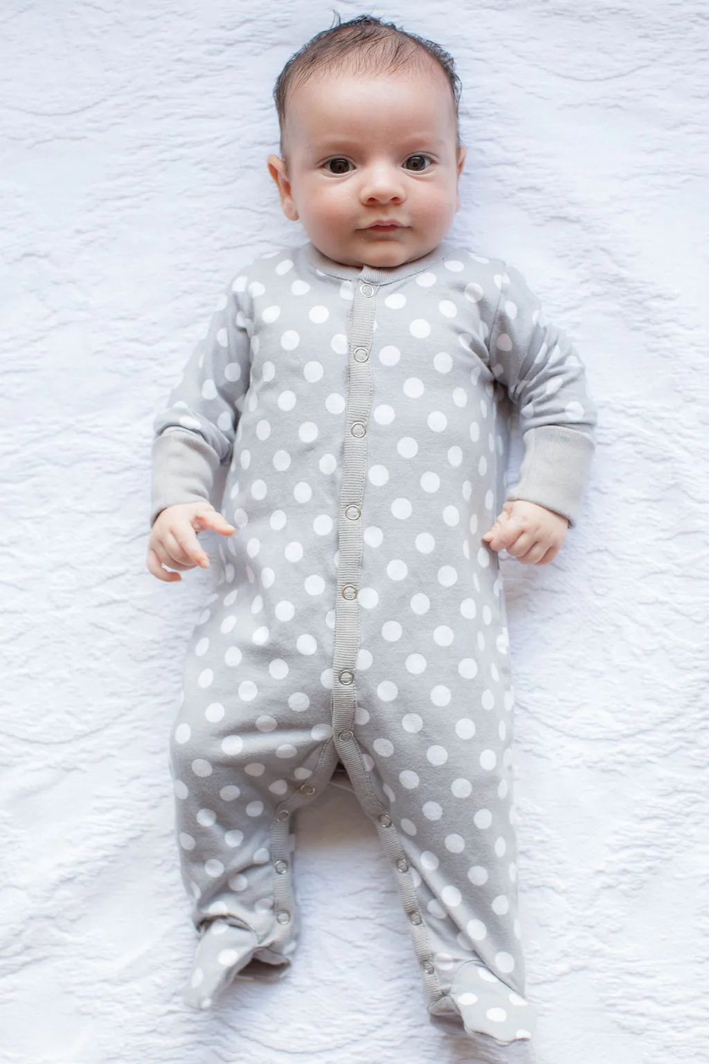 Lisa One Piece Footed Baby Romper