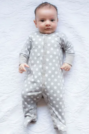 Lisa One Piece Footed Baby Romper