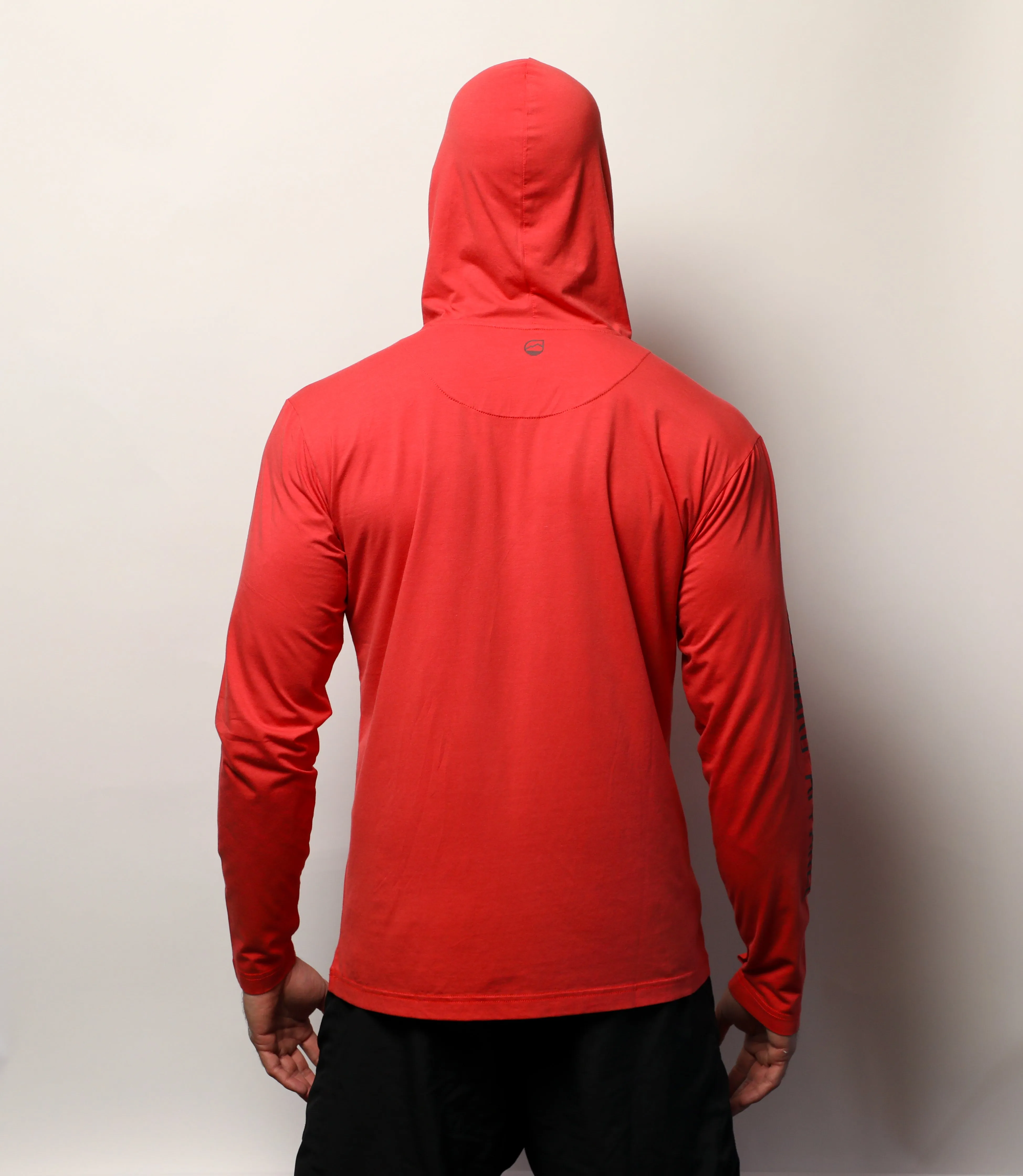 Men's Long Sleeve Hooded Shirt, UPF 45 Bamboo, Crescent City Collection