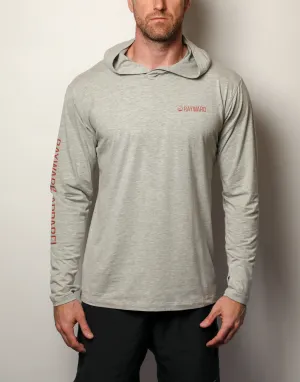 Men's Long Sleeve Hooded Shirt, UPF 45 Bamboo, Crescent City Collection
