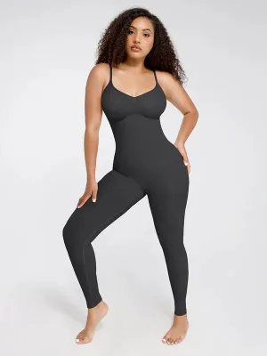 Seamless Jumpsuit with Chest & Waist Support Shapewear Bodysuit