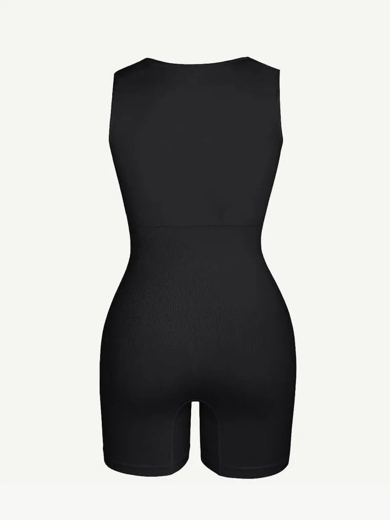 Square Neck Tummy Control Shaping Jumpsuit