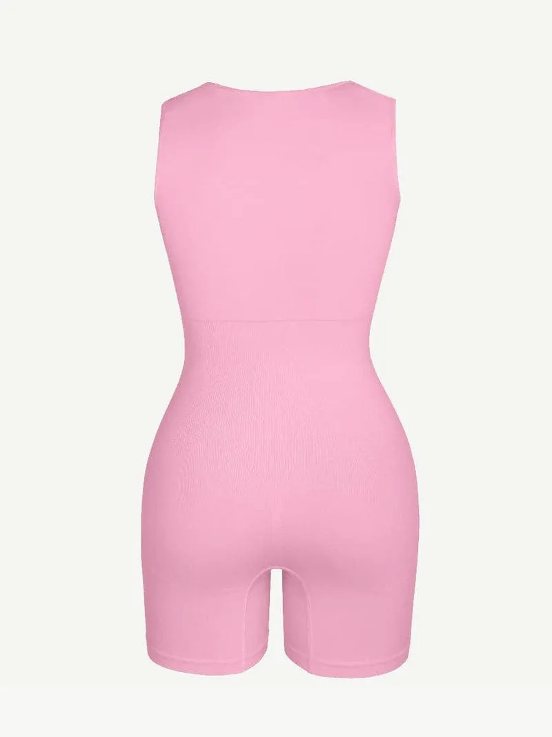 Square Neck Tummy Control Shaping Jumpsuit