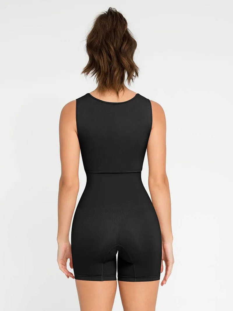 Square Neck Tummy Control Shaping Jumpsuit