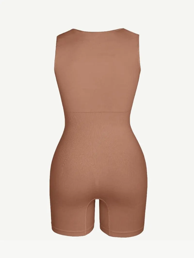 Square Neck Tummy Control Shaping Jumpsuit