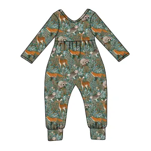 Teal Thicket Kids' Twiggy Romper