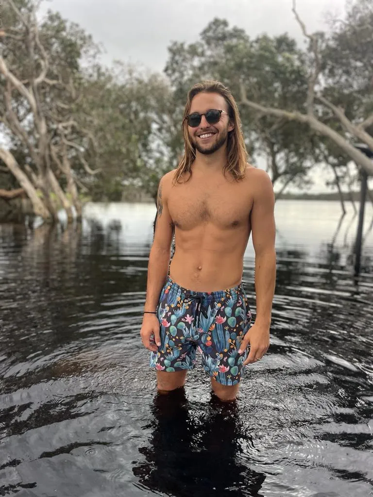 Tequila with Everything Beach Shorts