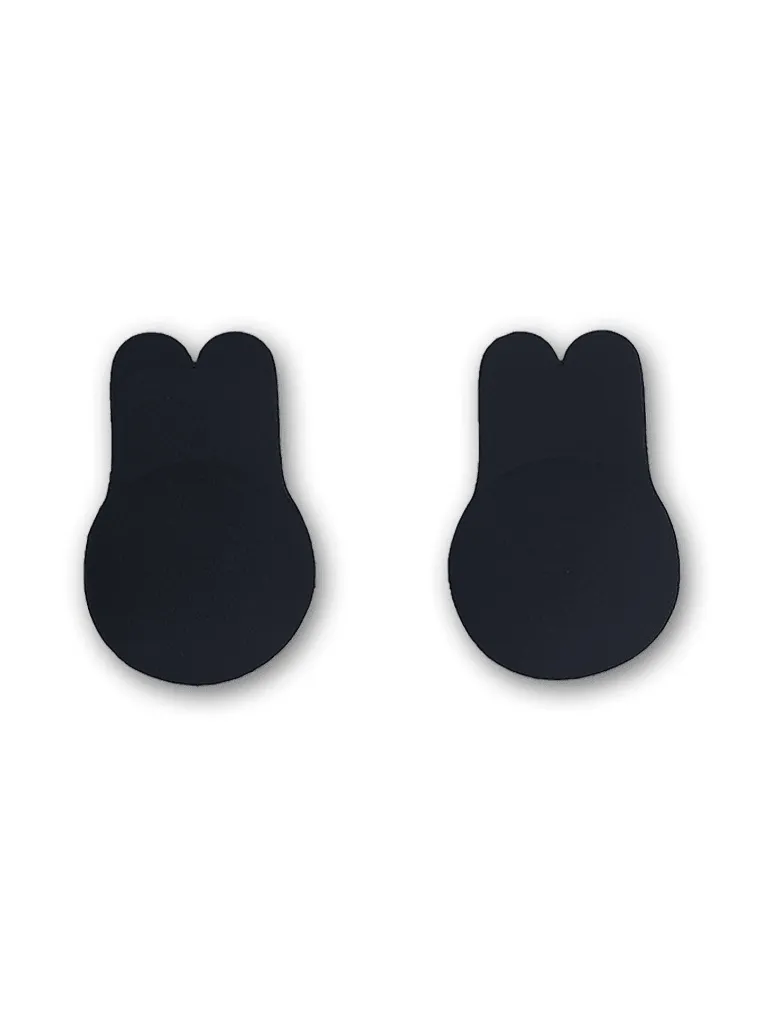 Ultimate Rabbit Ears Reusable Adhesive Boob Lift Up Bra in Black