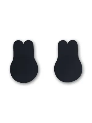 Ultimate Rabbit Ears Reusable Adhesive Boob Lift Up Bra in Black