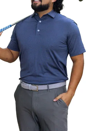 ZIRE Golf Men's Performance Polo | Dry Fit Short Sleeve Shirt | Moisture-Wicking Golf Shirt for Men | UPF 50  | 4-Way Stretch